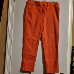Coral Cropped Pants